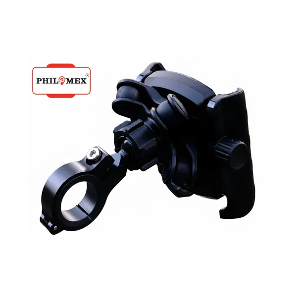 Phinolix_Black_Handlebar_Clamp_Bike_Phone_Holder