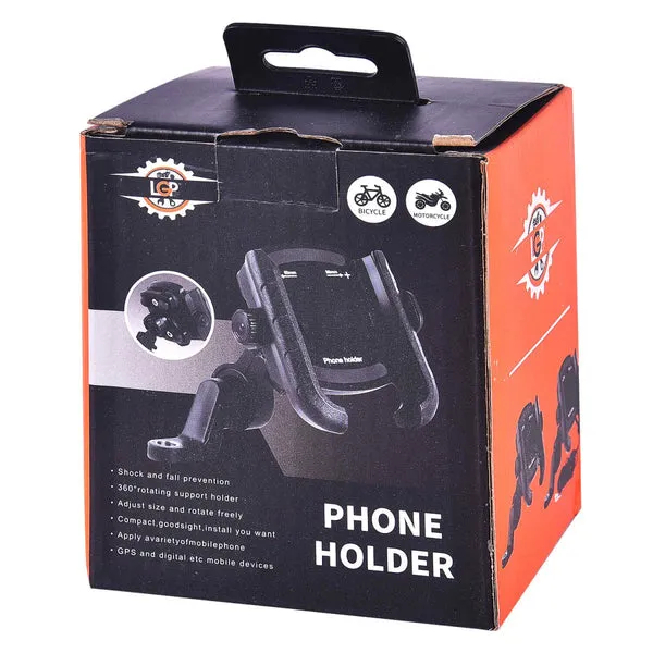Lgp_Black_Adjustable_Handlebar_Motorcycle_Phone_Holder