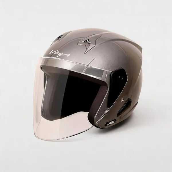 Vega_lark_Grey_Abs_Open_Face_Motorcycle_Helmet