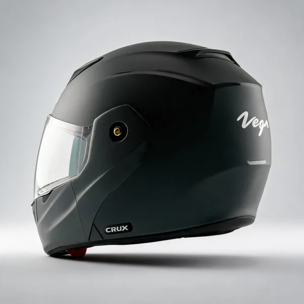 Vega_Matte_Black_Abs_Full_Face_Helmet_With_Ventilation