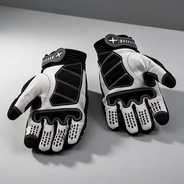 Axor_Black_Grey_Mesh_Clarino_Motorcycle_Riding_Gloves