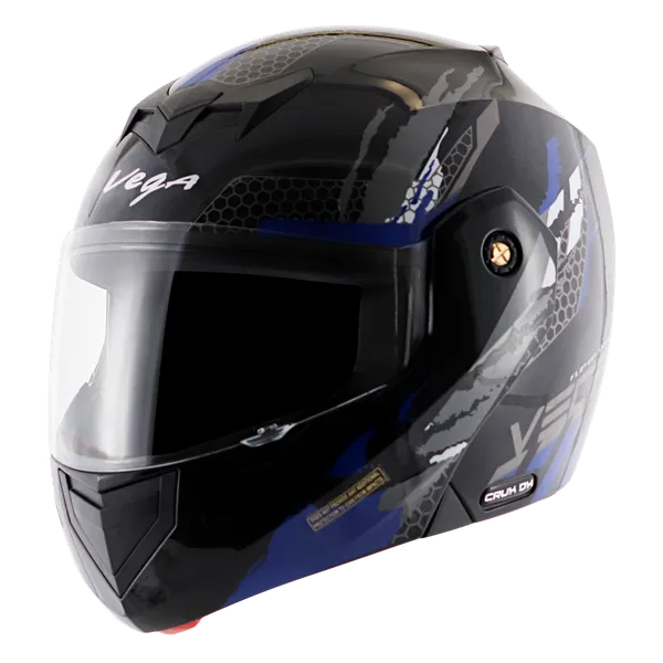 Vega_Black_Blue_Grey_Graphic_Modular_Motorcycle_Helmet