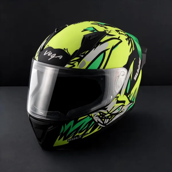 Vega_Green_Black_Graphic_Full_Face_Motorcycle_Helmet