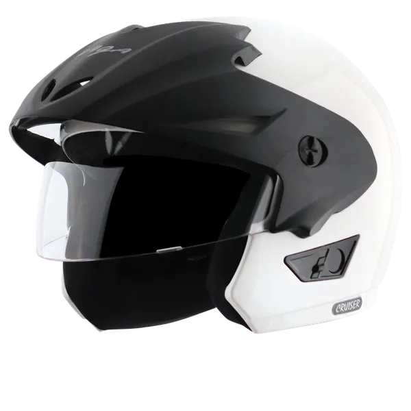 Vega_Black_&_White_Abs_Full_Face_Motorcycle_Helmet