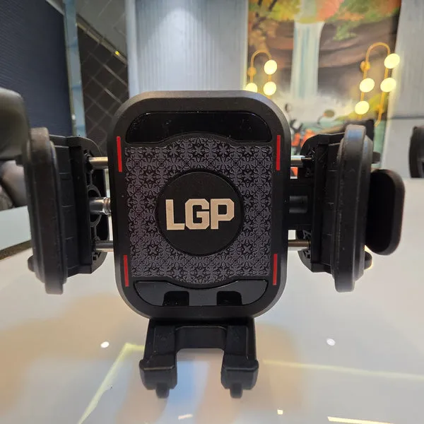 Lgp_Black_Adjustable_Clamp_Bike_Mobile_Phone_Holder