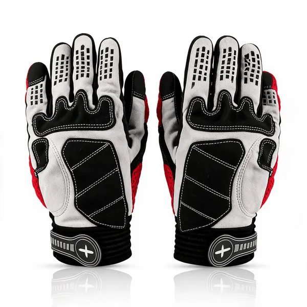 Axor_Black_Mesh_Clarino_Padded_Full-Finger_Motorcycle_Riding_Gloves