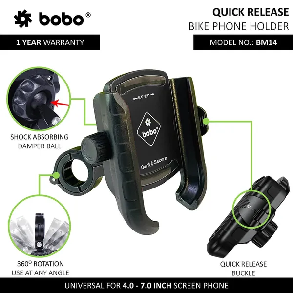 Bobo_Bm14_Quick_Release_Handlebar_Bike_Phone_Holder