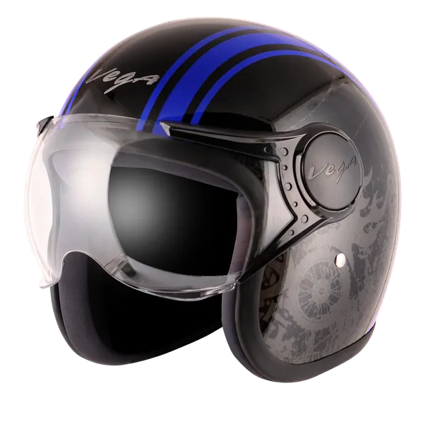 Vega_Black_Blue_Stripe_Abs_Open_Face_Motorcycle_Helmet