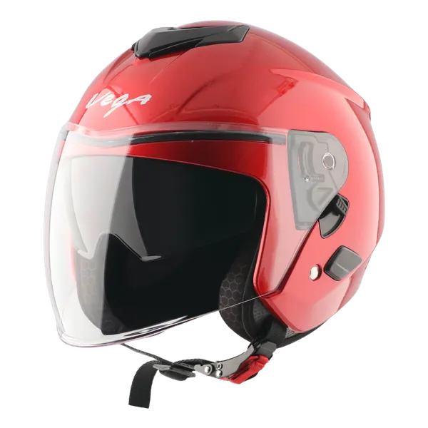 Vega_punch_dual_visor_Red_Abs_Open_Face_Motorcycle_Helmet