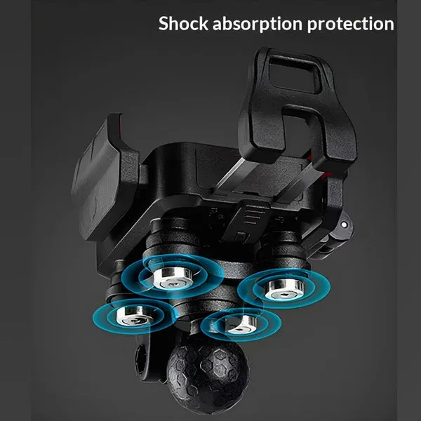 Lgp_Black_Adjustable_Clamp_Bike_Mobile_Phone_Holder