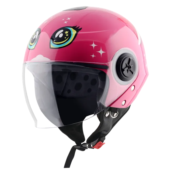 Vega_Pink_Abs_Open_Face_Kids_Helmet