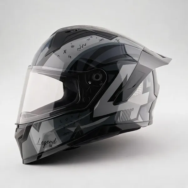 Vega_Black_Grey_Graphic_Full_Face_Motorcycle_Helmet