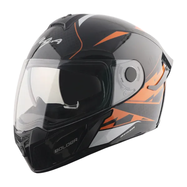 Vega_Black_Orange_Graphic_Full_Face_Motorcycle_Helmet