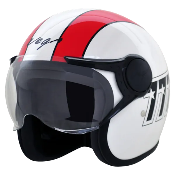 Vega_White_Red_Open_Face_Motorcycle_Helmet_With_Visor