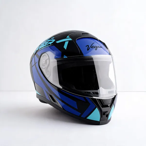 Vega_Blue_Black_Abs_Full_Face_Motorcycle_Helmet