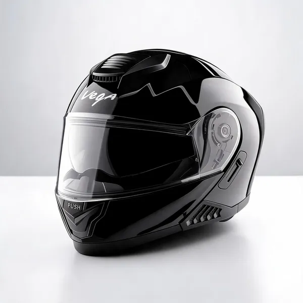 Vega_Black_Full_Face_Helmet_With_Clear_Visor_For_Bikes