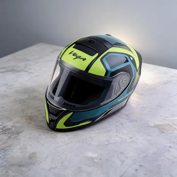 Vega_Black_Green_Graphic_Abs_Full_Face_Motorcycle_Helmet