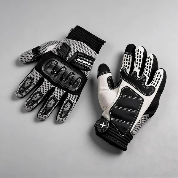 Axor_Black_Grey_Mesh_Clarino_Hard-Shell_Knuckle_Riding_Gloves