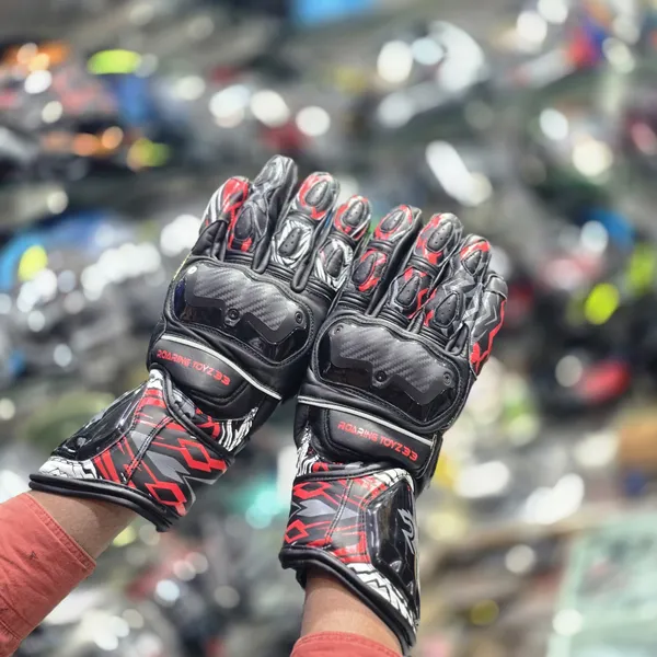 Roaring_Toyz_Black_Synthetic_Leather_Knuckle_Guard_Motorcycle_Riding_Gloves