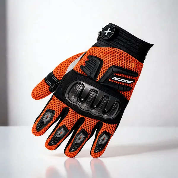 Axor_Orange_Mesh_Hard_Knuckle_Guard_Motorcycle_Riding_Gloves