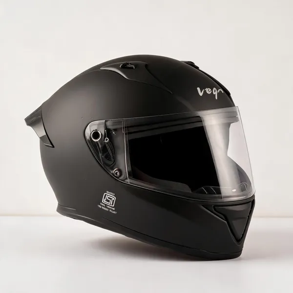 Vega_Matte_Black_Abs_Full_Face_Helmet_Aerodynamic_Spoiler
