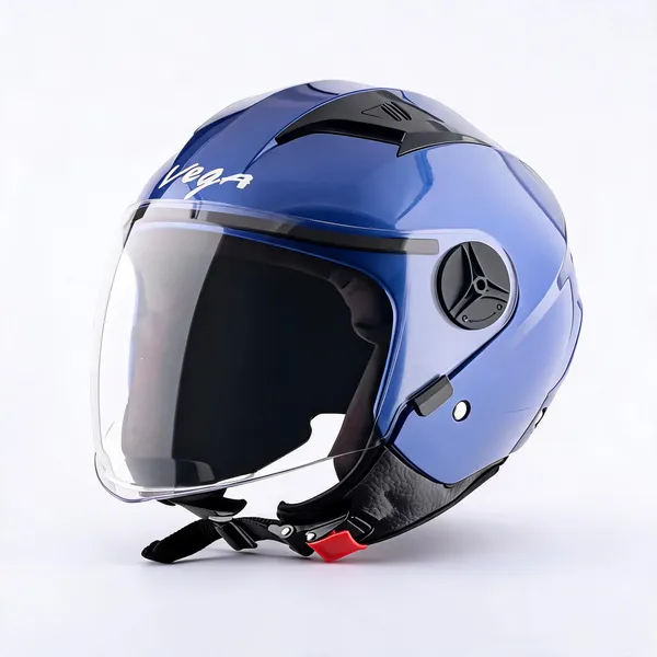 Vega_Blue_Abs_Open_Face_Motorcycle_Helmet_With_Clear_Visor