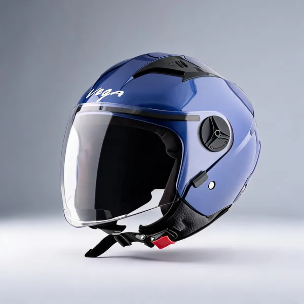 Vega_Blue_Abs_Open_Face_Motorcycle_Helmet_With_Clear_Visor