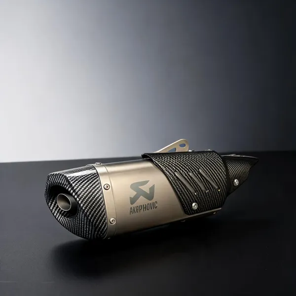 Silver_Carbon_Finish_Stainless_Steel_Akrapovic_Style_Motorcycle_Exhaust_Muffler