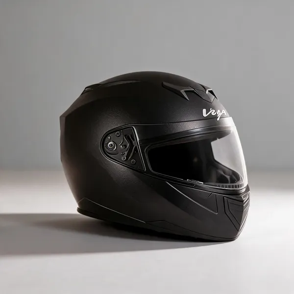 Vega_edge_tf_Black_Matte_Abs_Full_Face_Motorcycle_Helmet