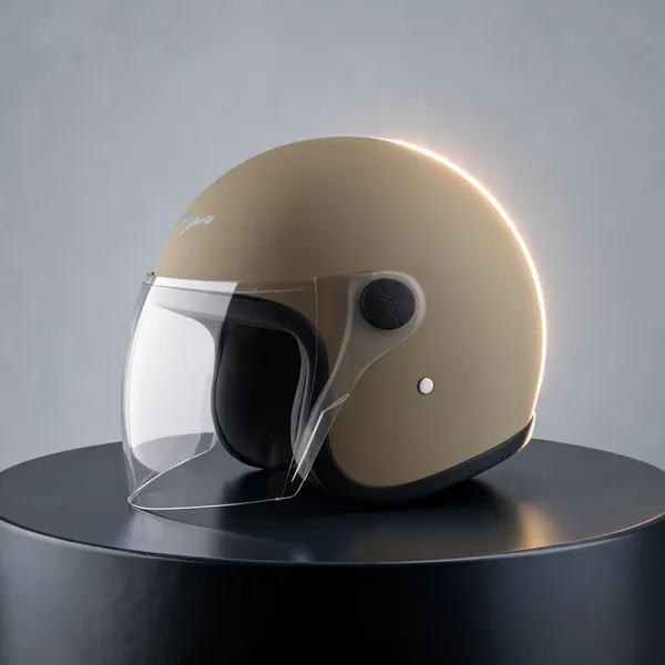 Vega_Beige_Abs_Open_Face_Motorcycle_Helmet