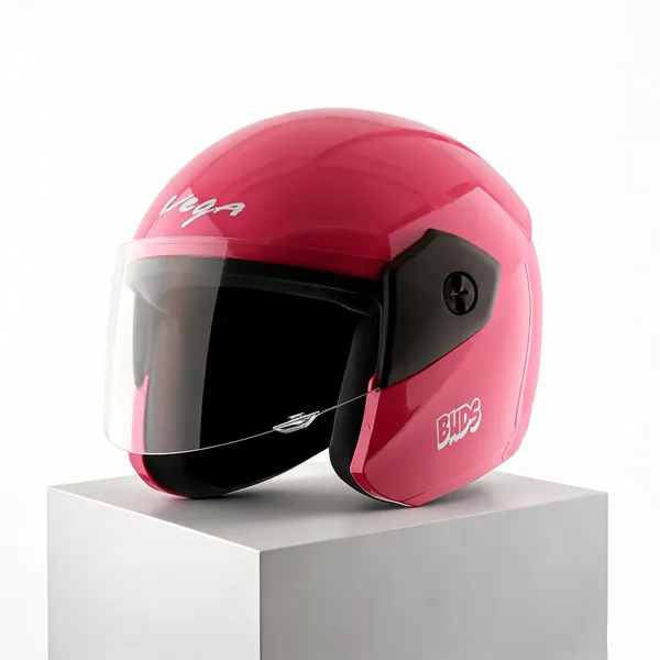 Vega_Pink_Abs_Open_Face_Motorcycle_Helmet