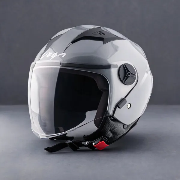 Vega_White_Abs_Open_Face_Motorcycle_Helmet_With_Dark_Visor