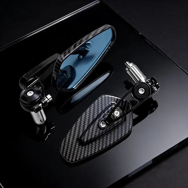 Black_Carbon_Fibre_Pattern_Oval_Metal_Motorcycle_Bar_End_Mirrors_Pack_Of_2