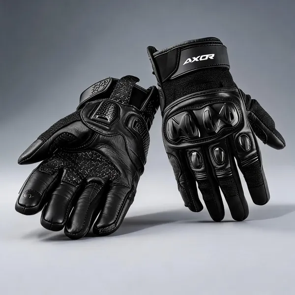 Axor_Black_Polyamide_Mesh_Full-Finger_Motorcycle_Riding_Gloves
