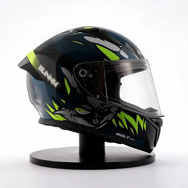 Vega_Black_Blue_Wolf_Graphic_Abs_Full_Face_Motorcycle_Helmet