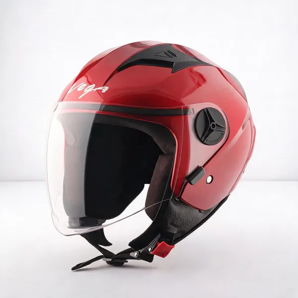 Vega_Red_Abs_Open_Face_Motorcycle_Helmet_Clear_Visor