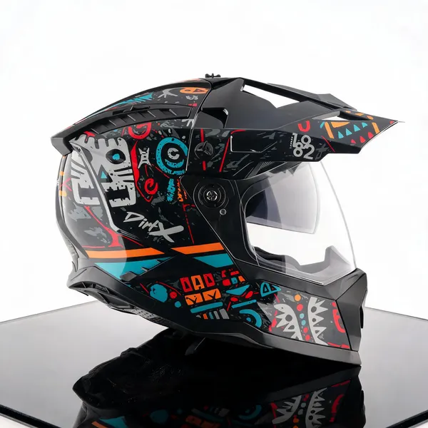 Vega_Black_Multicolour_Graphic_Full_Face_Motorcycle_Helmet