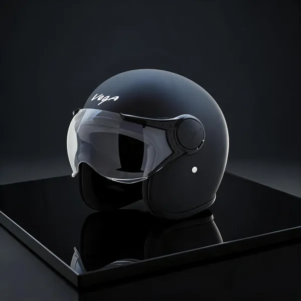Vega_Matte_Black_Abs_Open_Face_Motorcycle_Helmet
