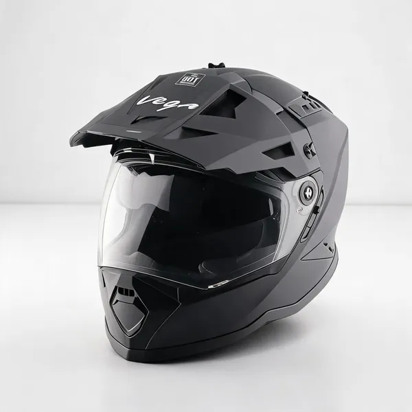 Vega_Black_Full_Face_Helmet_With_Top_Peak_For_Bikes
