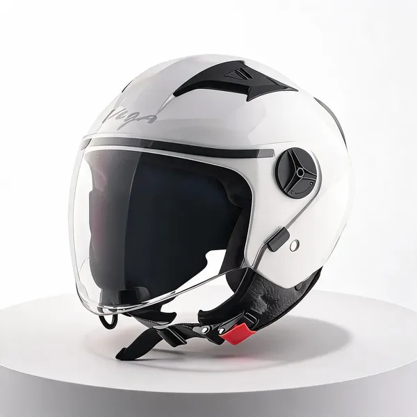 Vega_White_Abs_Open_Face_Motorcycle_Helmet_With_Tinted_Visor