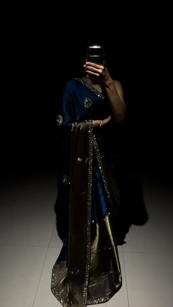 Noor_Royal_Blue_Swarovski_Designer_Saree_With_Blouse