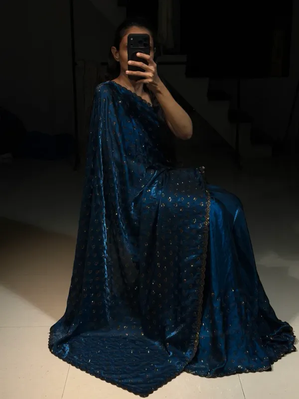 Ruhani_Royal_Teal_Swarovski_Designer_Saree