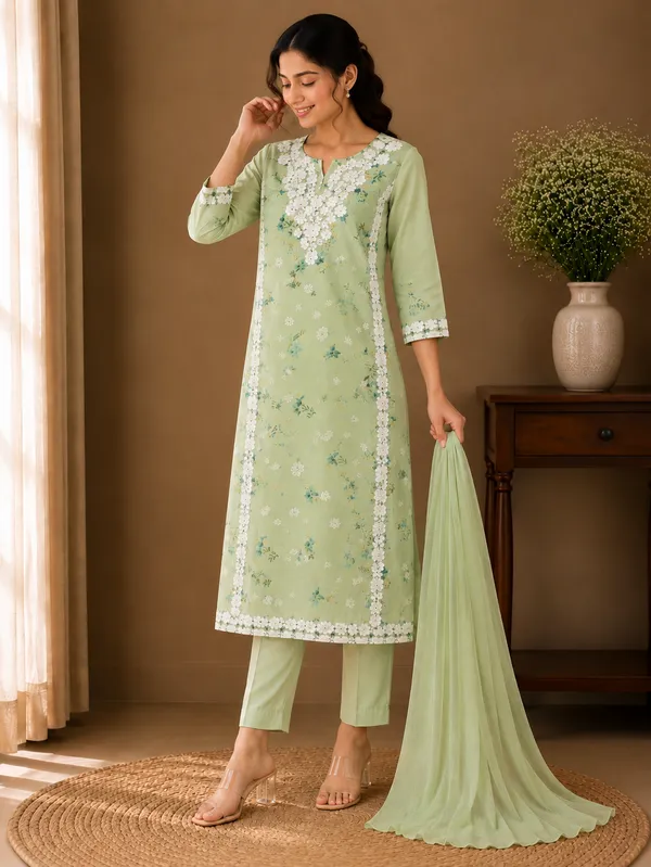 Meher_Green_Cotton_Suit_Set