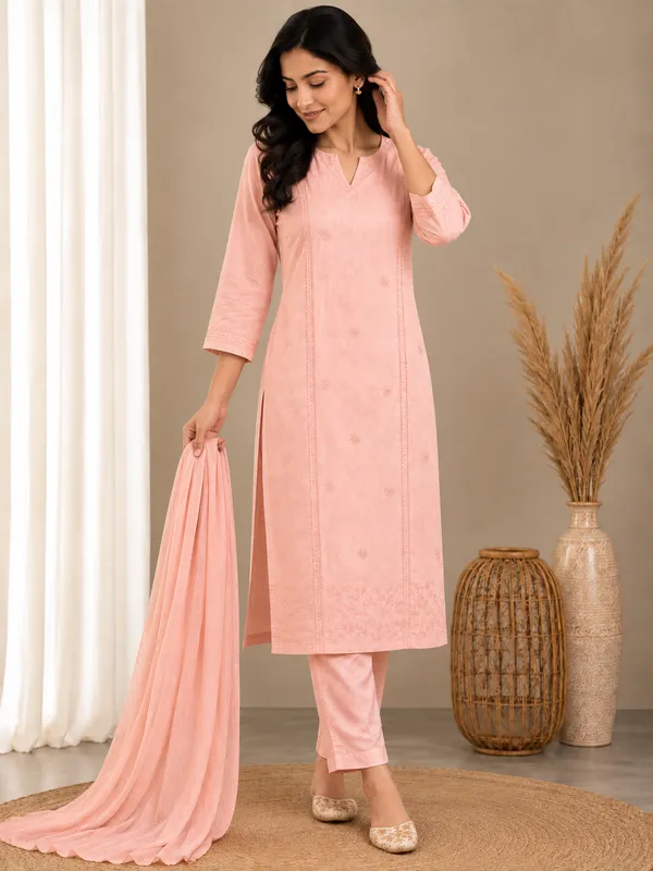 Peach_Blossom_Cotton_Chanderi_3_Piece_Suit_Set