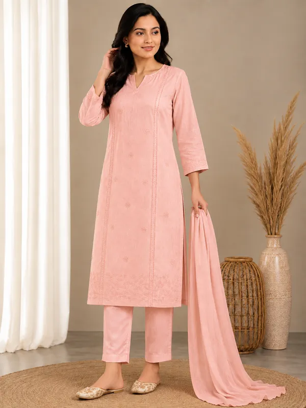 Peach_Blossom_Cotton_Chanderi_3_Piece_Suit_Set