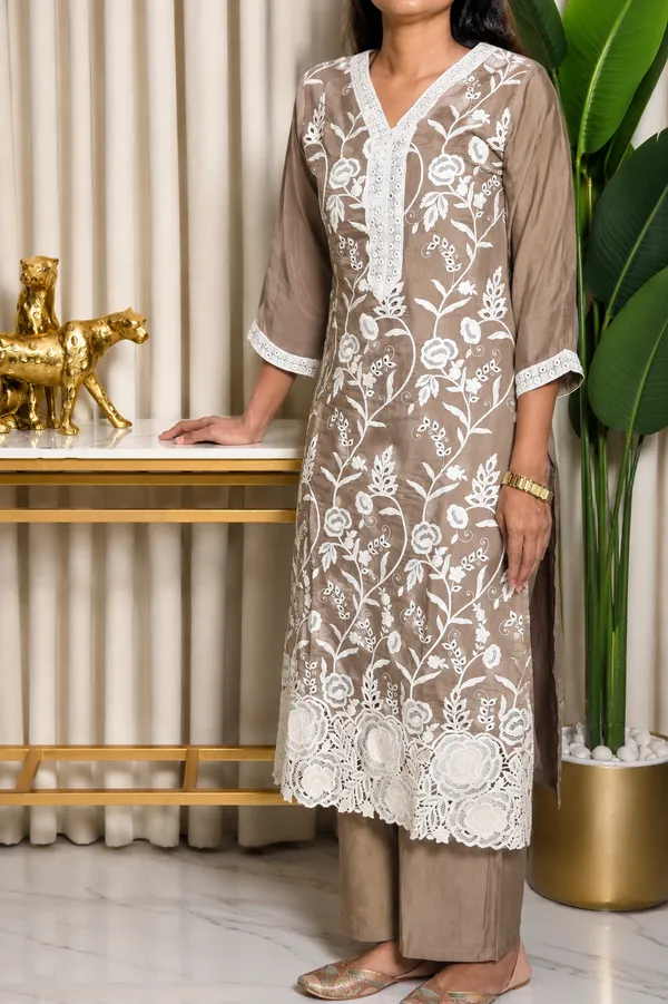 Mocha_Noor_Cutwork_Suit_Set