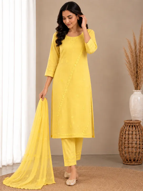 Sunehri_Gulab_Cotton_Chanderi_3_Piece_Suit_Set