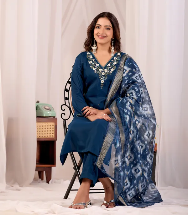 Blue_Cotton_Straight_Salwar_Suit_Set_For_Women