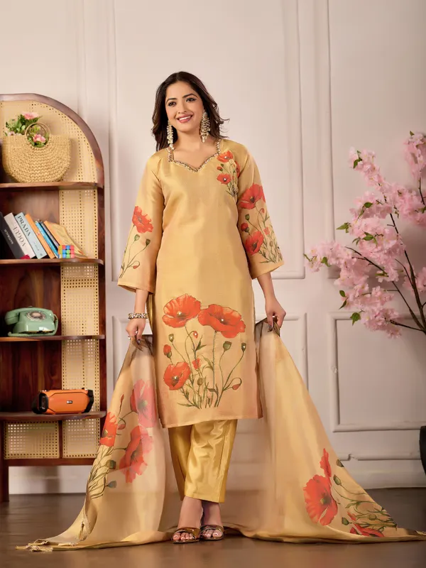 Golden_Erode_Silk_Printed_Straight_Suit_Set_for_Women