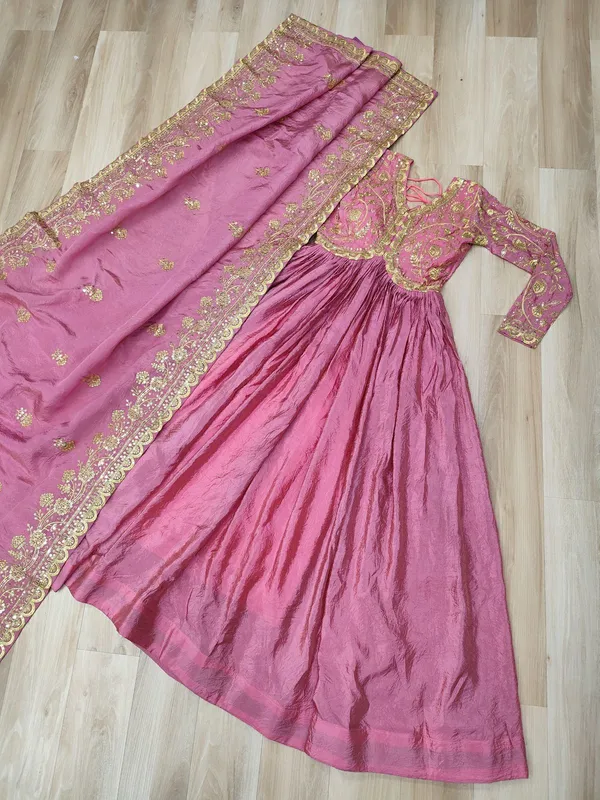 Pink_Printed_Anarkali_Suit_Set_for_Women
